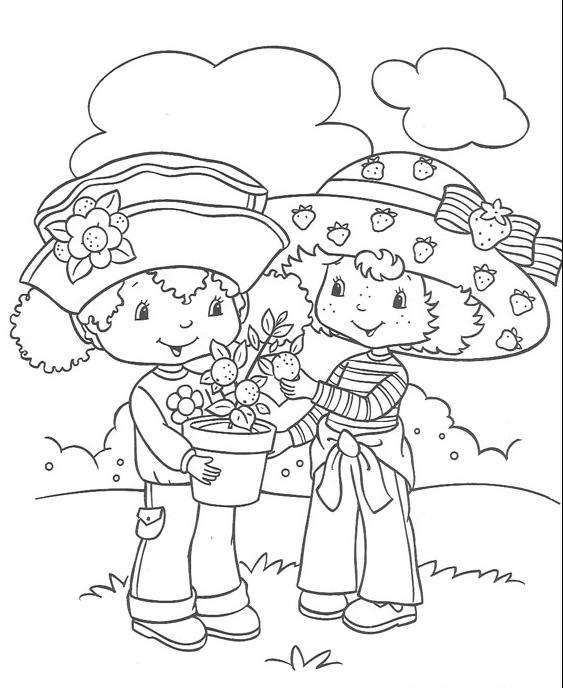 coloriage charlotte jardine